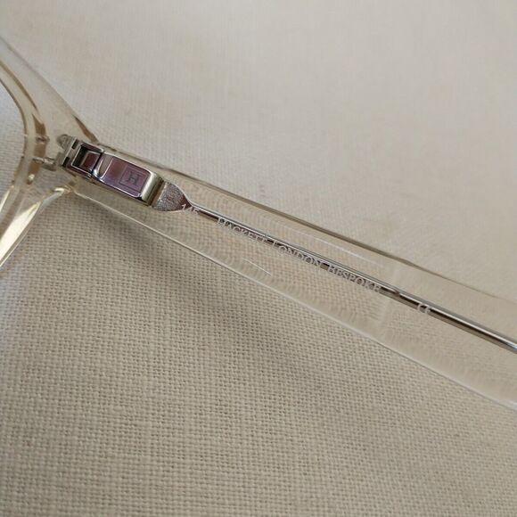 HACKETT BESPOKE Eyeglass Frames HEB091 353 Yellow Clear Rectangular 53-19-145 - Picture 6 of 12